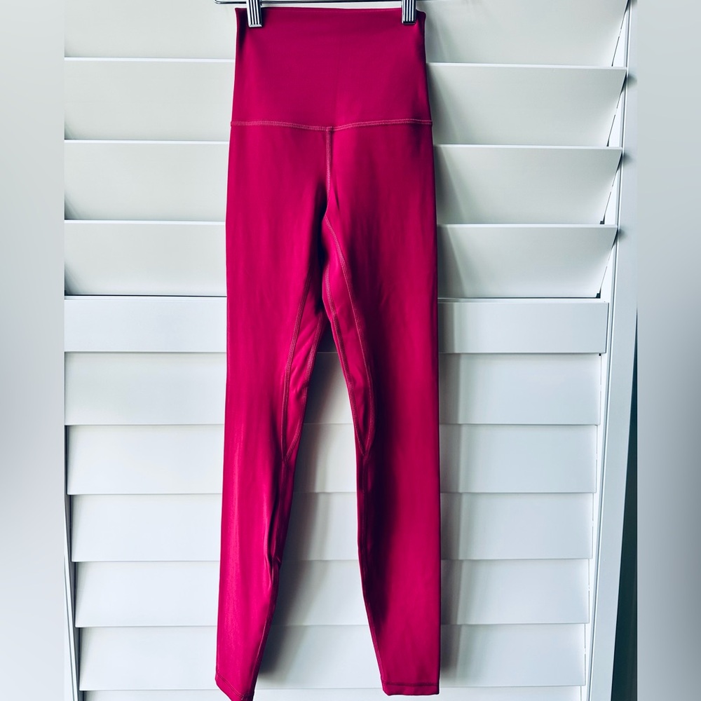 Lululemon Align Super High-Rise Pant 28” - Pomegranate - size 2